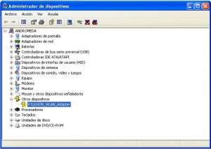 administrador de dispositivos