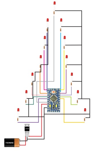 Árbol de navidad giratorio y luces programables con arduino – RogerBit