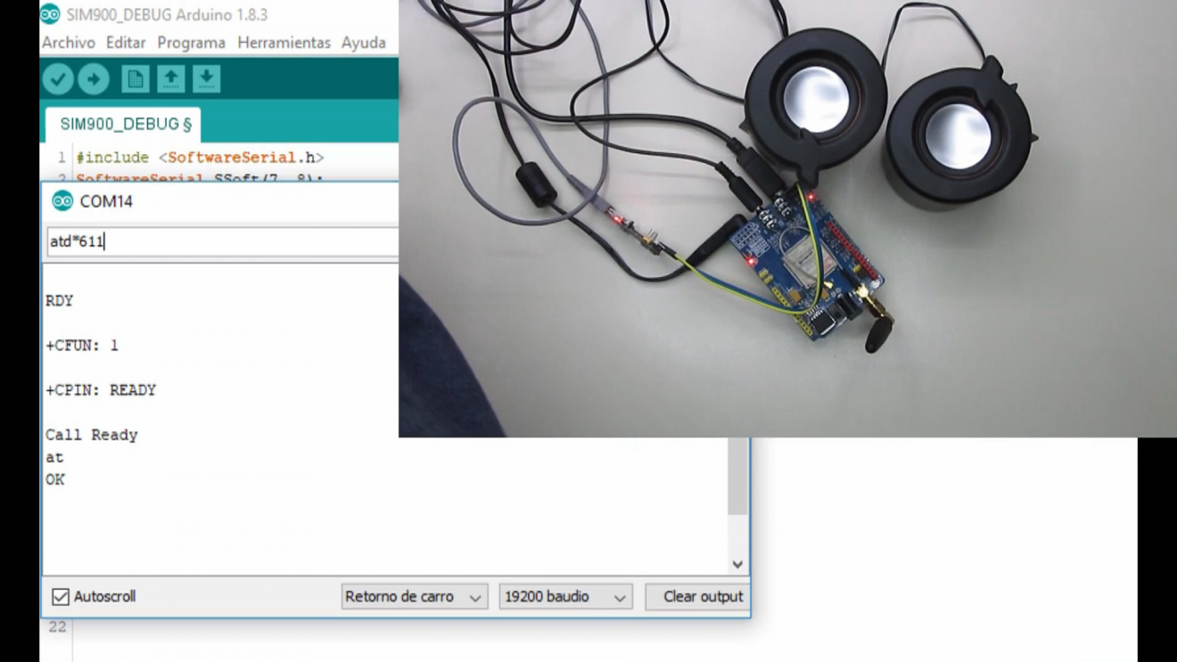 Sim900, primeros pasos, envío de SMS, llamada, encendido de led – RogerBit